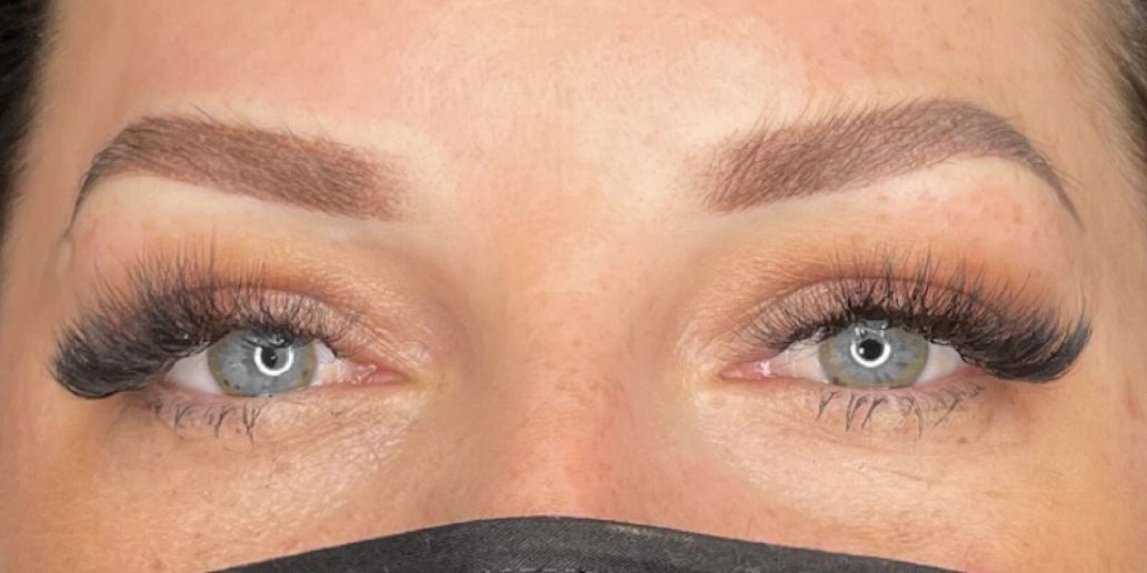 Volume Lash Set — after